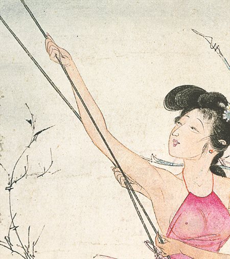 进贤-胡也佛的仕女画和最知名的金瓶梅秘戏图